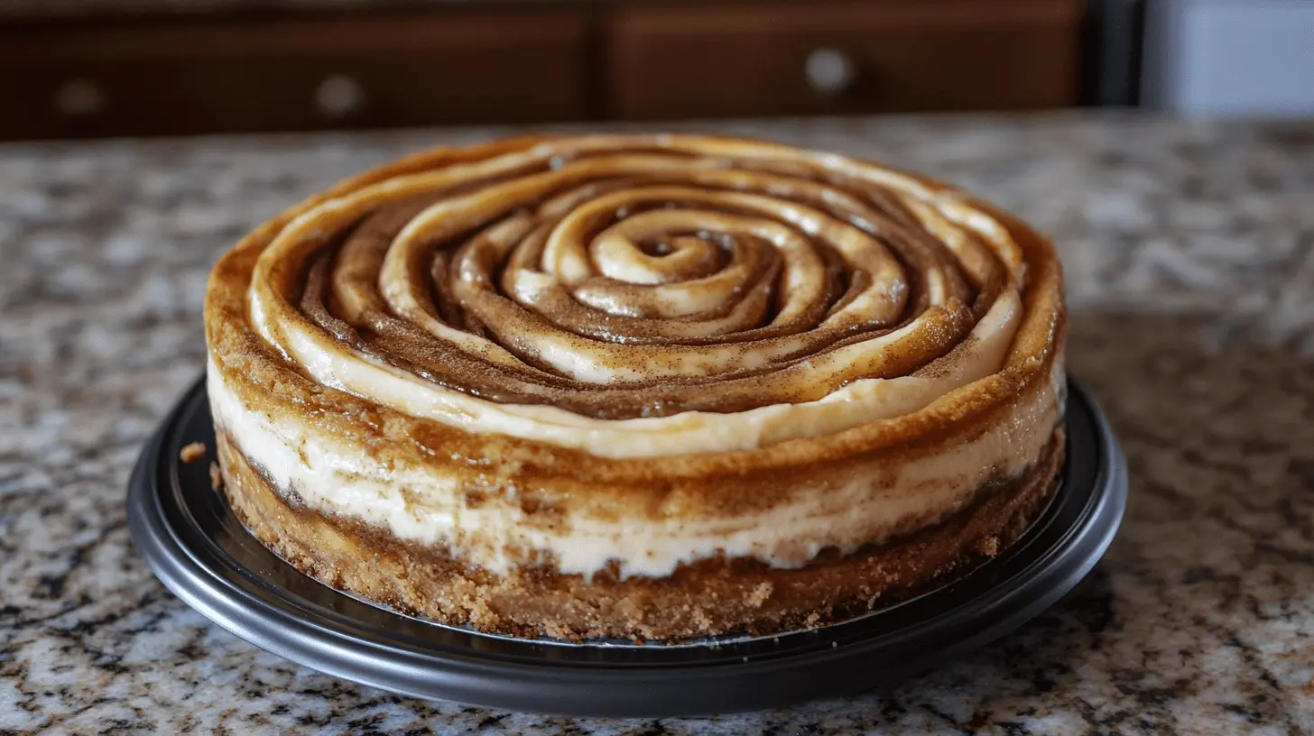 cinnamon roll cheesecake