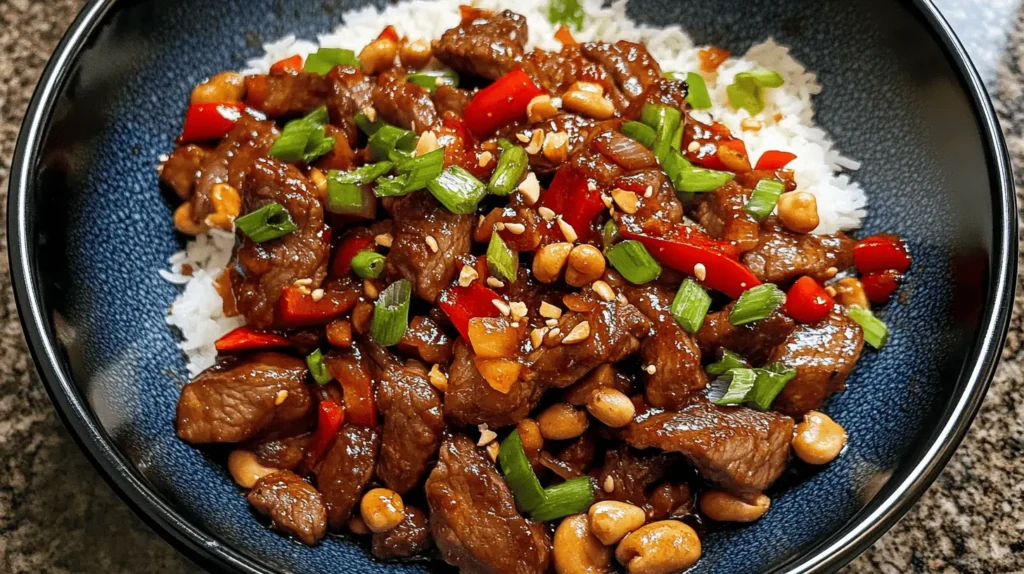 Kung Pao Beef.