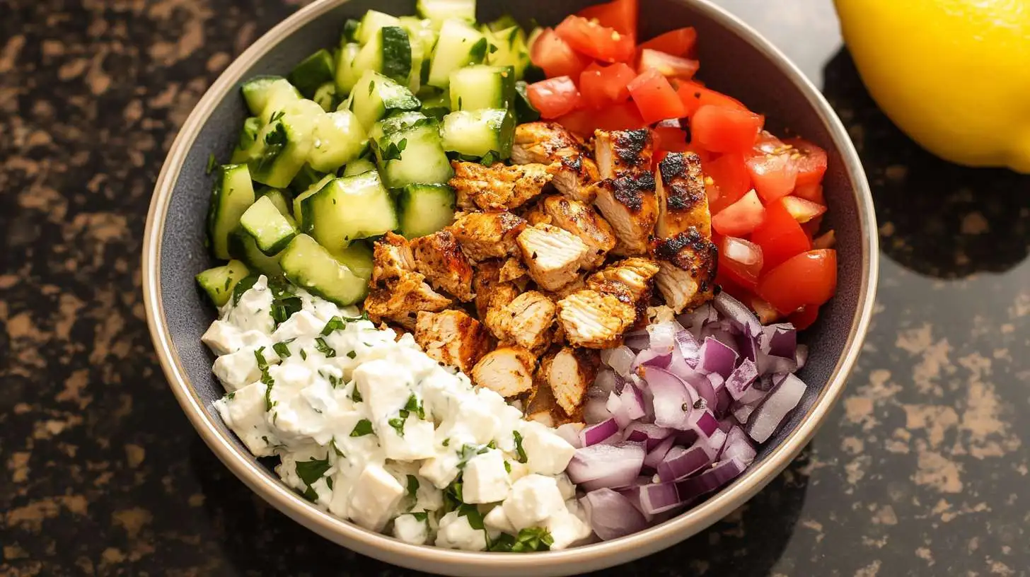 chicken gyro bowl​