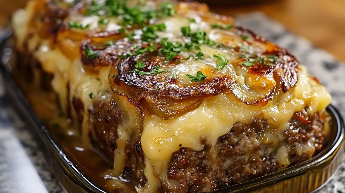 French Onion Meatloaf