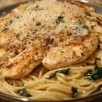 Garlic Parmesan Chicken Pasta