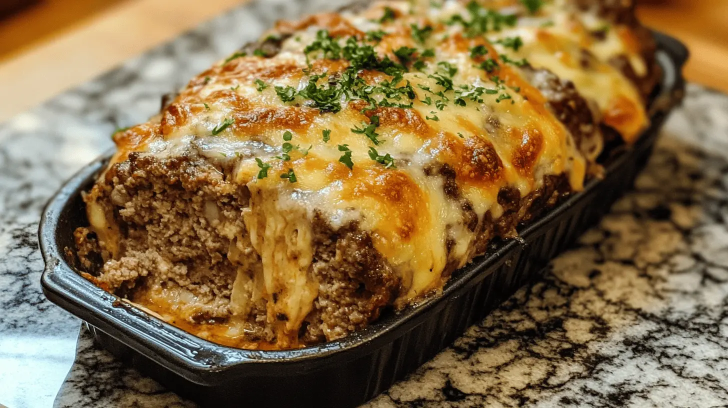 Philly Cheesesteak Meatloaf