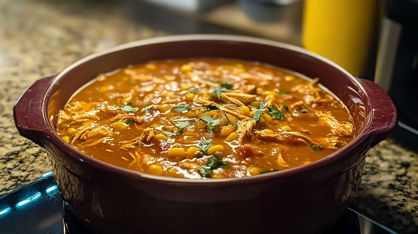 healthy chicken tortilla soup