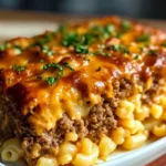 Mac and cheese meatloaf casserole