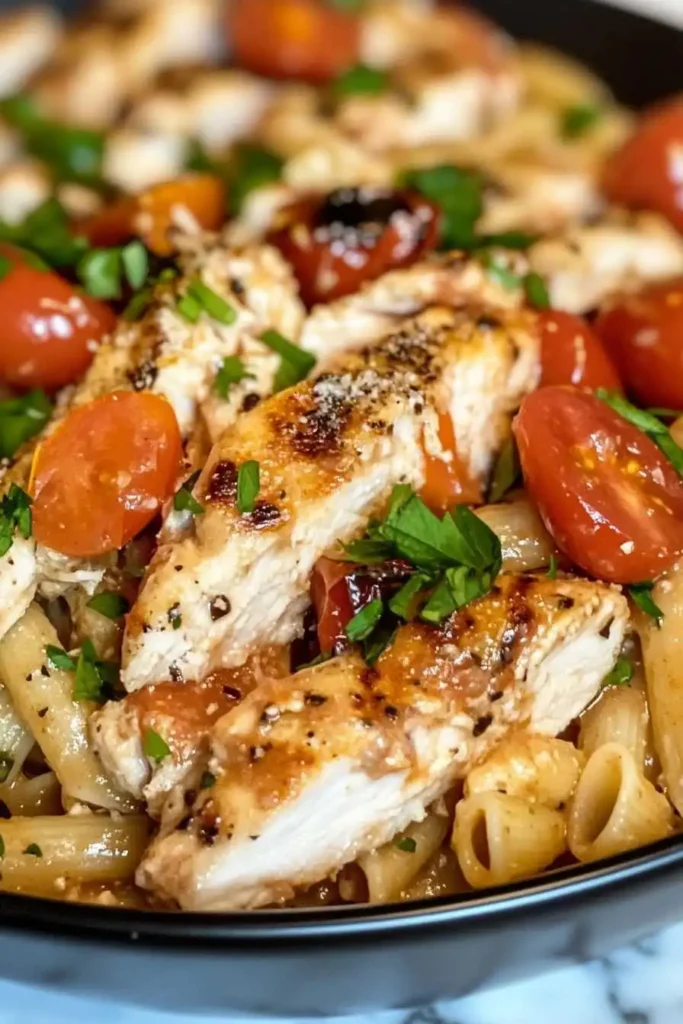bruschetta chicken pasta