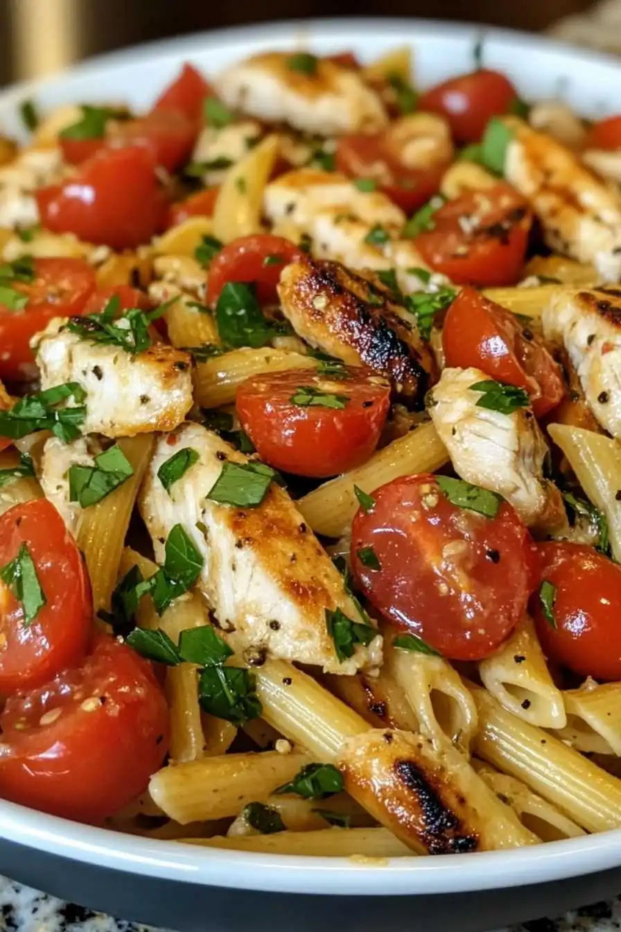 bruschetta chicken pasta